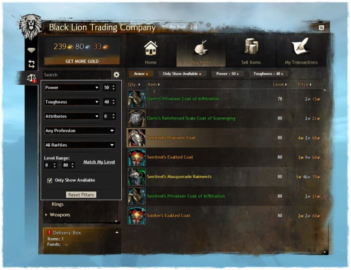 Guild wars 2 trading post