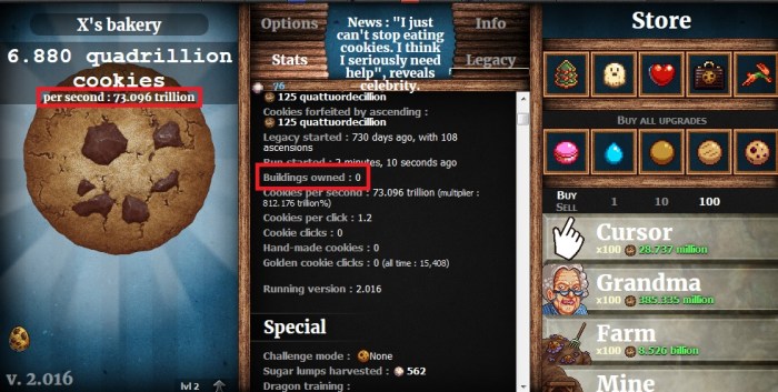 Cookie clicker easter egg