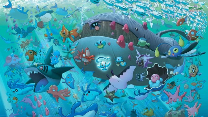 Pokemon sun water types