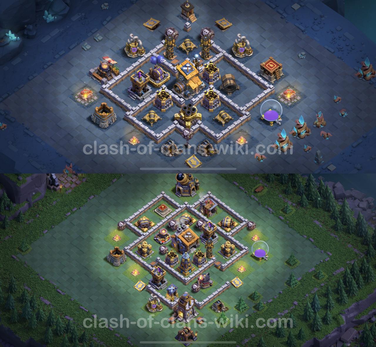 Clash clans hall town defense base