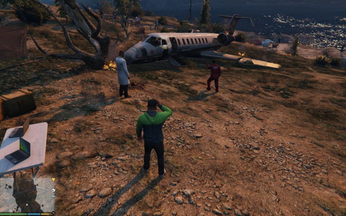 Gta v plane crash location