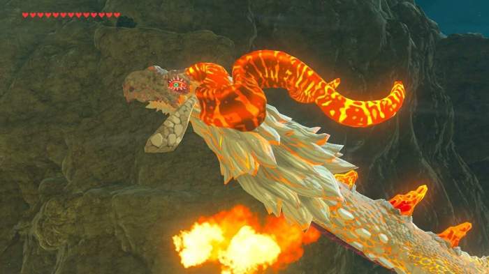Zelda turns into a dragon