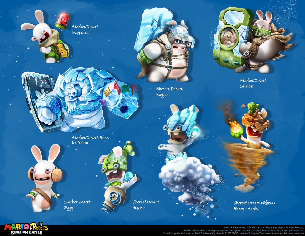 Mario and rabbids enemies