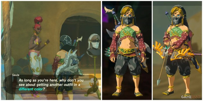 Gerudo skilled at sewing