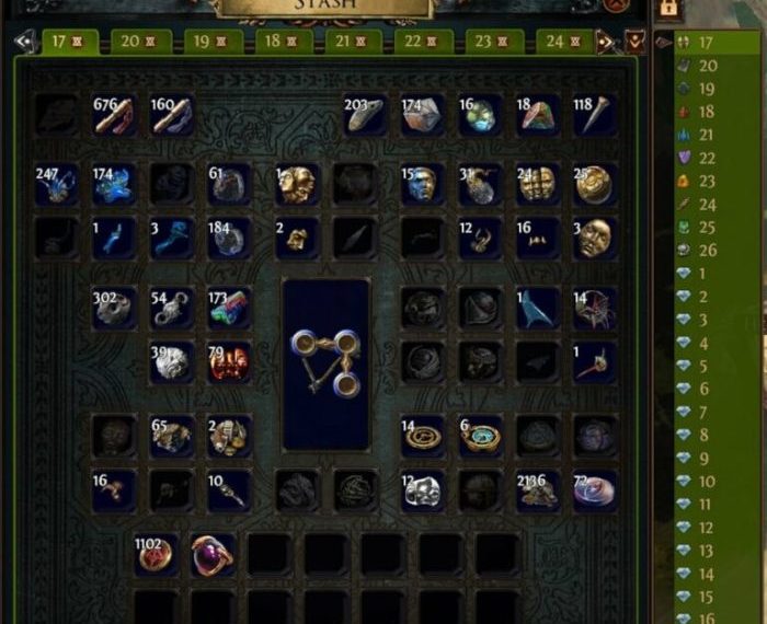 Currency tab path of exile