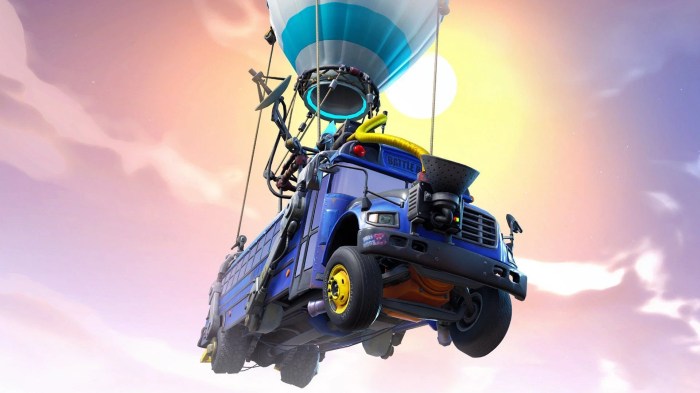 Fortnite battle bus full