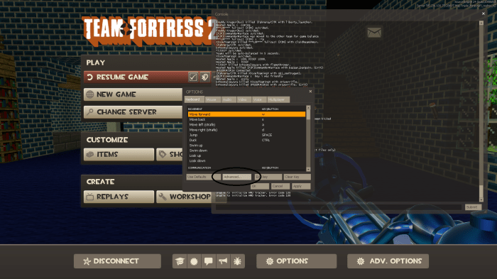 Tf2 console enable