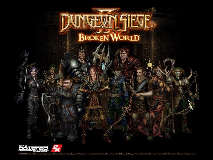 Dungeon siege ii windows screenshots chars teleporter near game mobygames screenshot