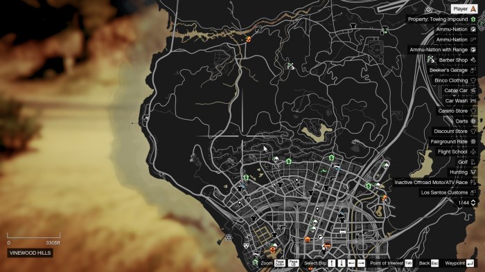 Franklin's house gta map