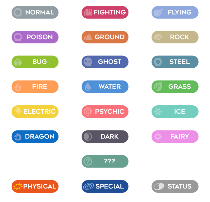 List of pokemon by color