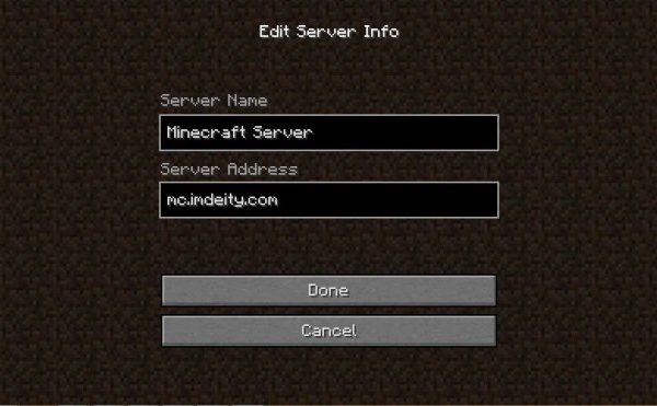 Only up minecraft server