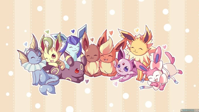 Eevee evolutions vaporeon sylveon espeon leafeon flareon umbreon glaceon jolteon ngfiles välj anslagstavla