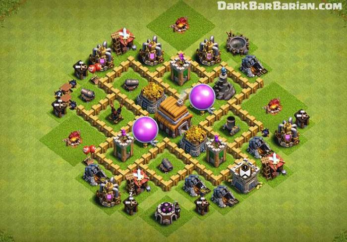 Clash of clans town hall 5