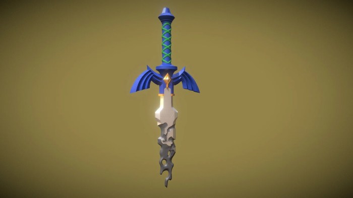 Zelda broken master sword