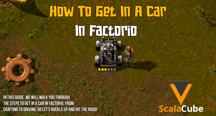 How to get in car factorio