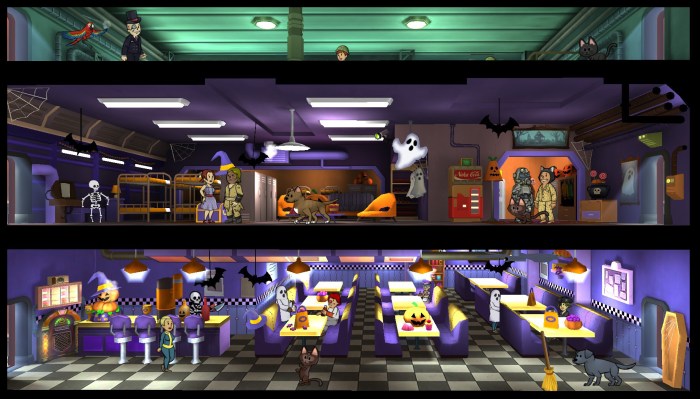 Themes in fallout shelter