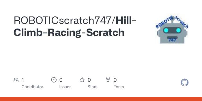 Hill climb racing scratch