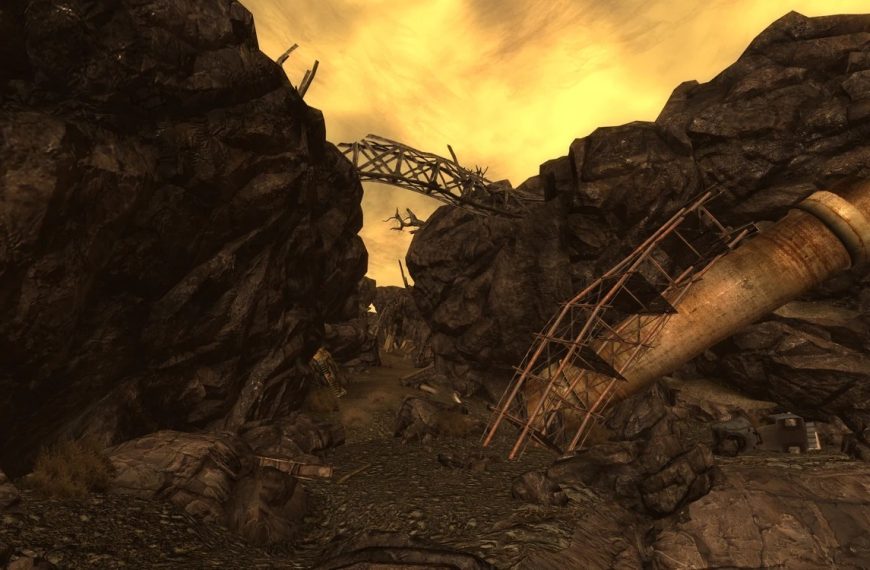 New vegas canyon wreckage