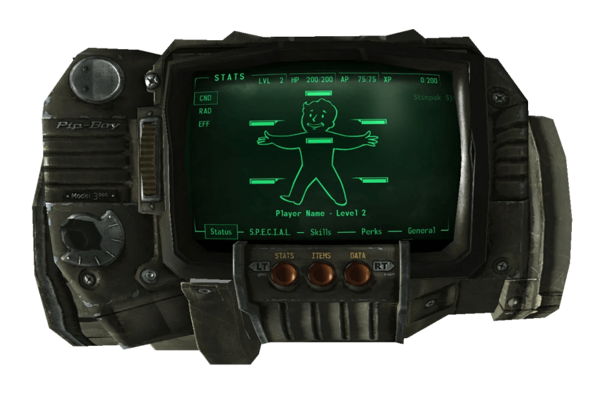 Fallout new vegas pipboy