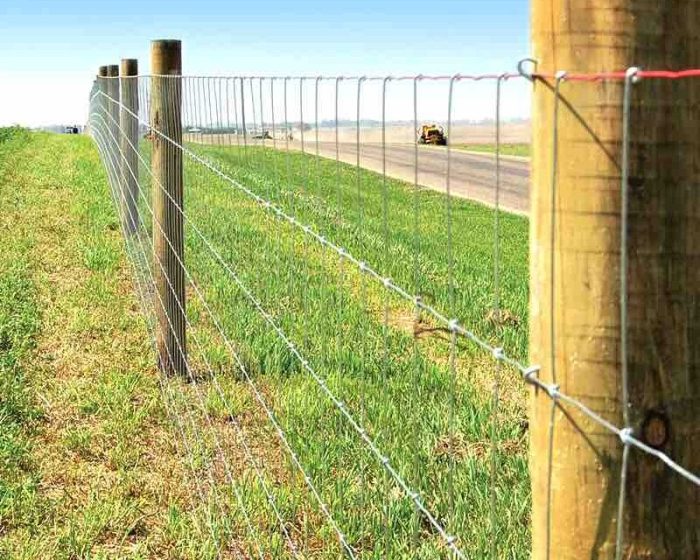 How to build a cow fence