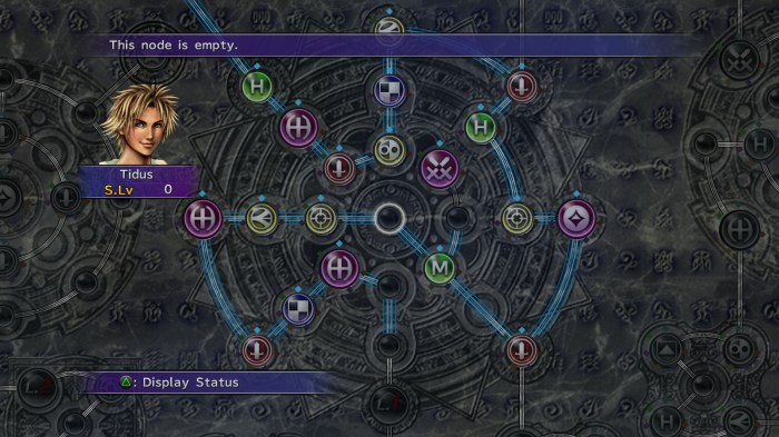 Final fantasy x skill tree