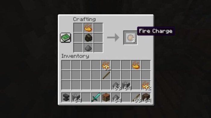 How to make a fire charge