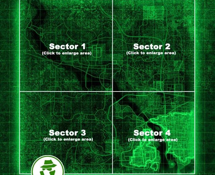 Full labeled fallout 3 map