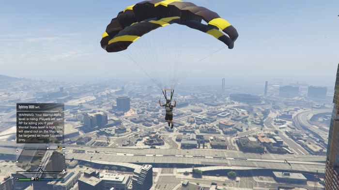 How to get parachute gta 5