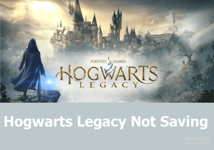 Hogwarts legacy not saving