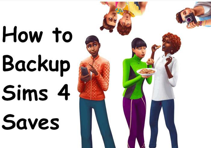 How to backup saves sims 4