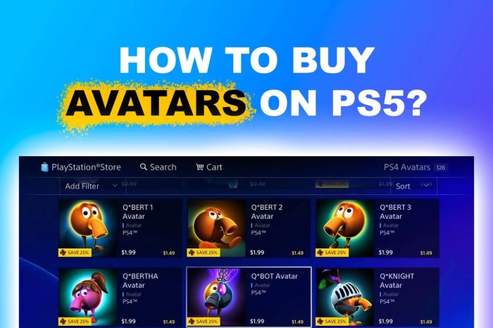 How to find avatars on ps5