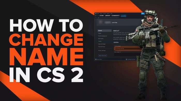 How to change name on csgo