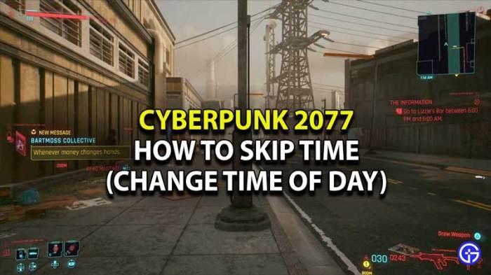 Can't skip time cyberpunk