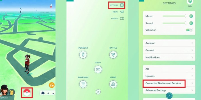 Pokemon plus go connecting