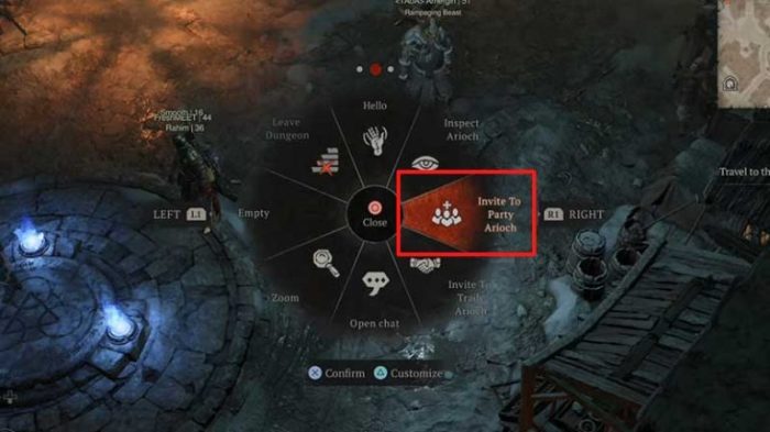 Diablo 4 how to find party