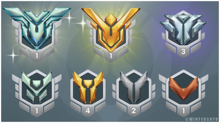 Overwatch 2 ranked icons