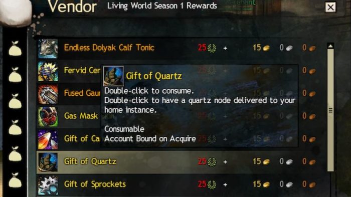 Quartz collected guild