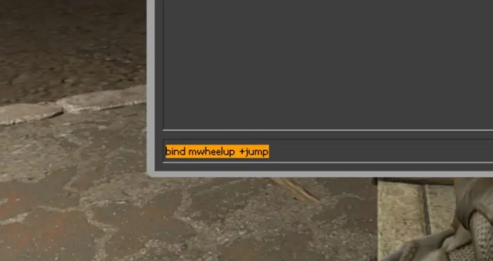 Mouse wheel up jump csgo