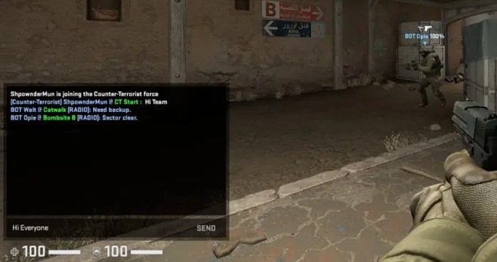 How to type in chat csgo