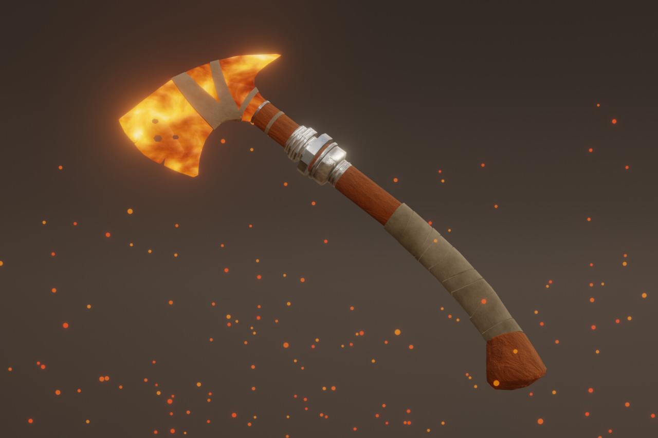 The burning axe of sankis