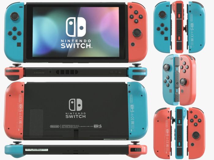 3d model nintendo switch