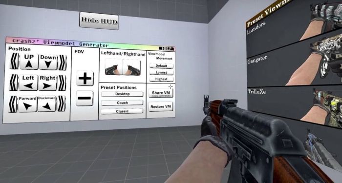 How to change hand on csgo