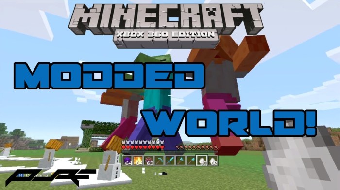 Minecraft xbox 360 mods edition