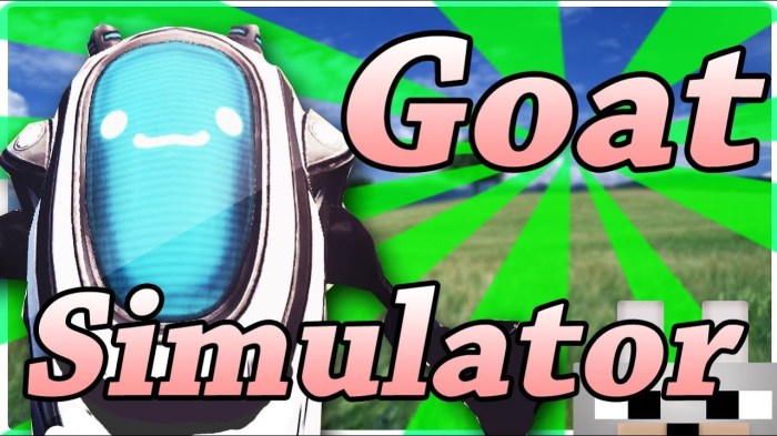 Goat simulator robot goat