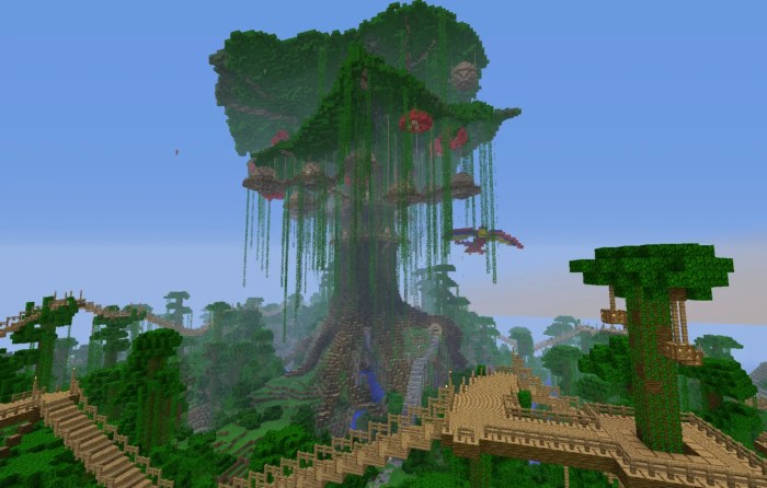 Minecraft big jungle tree
