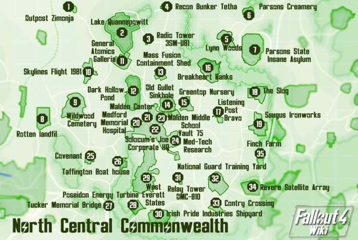 Commonwealth map fallout 4