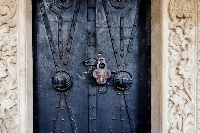 Cathedral ward locked door