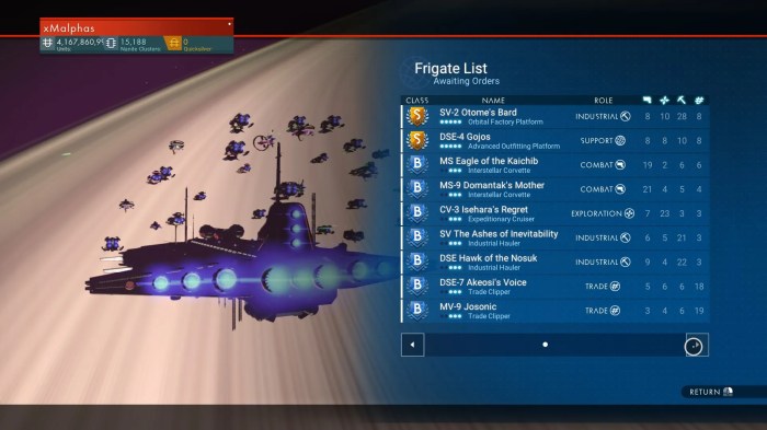 How to repair frigates nms
