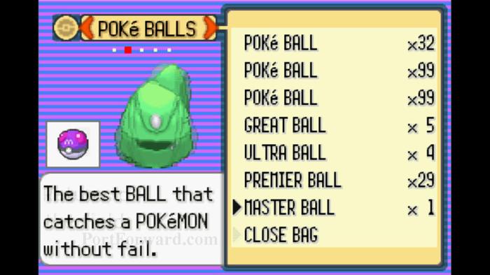 Pokemon emerald nest ball