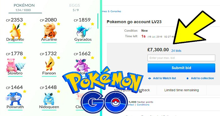 Pokemon go account lookup